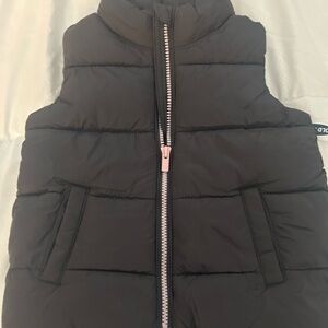 Girls Gray Puffer Vest